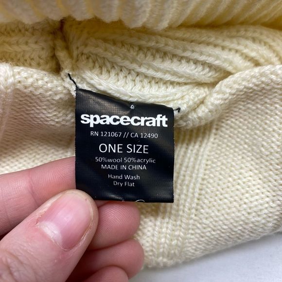 Spacecraft | Cream Pom Pom Toque - Picture 2 of 5